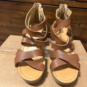 These platform sandals made by Ana